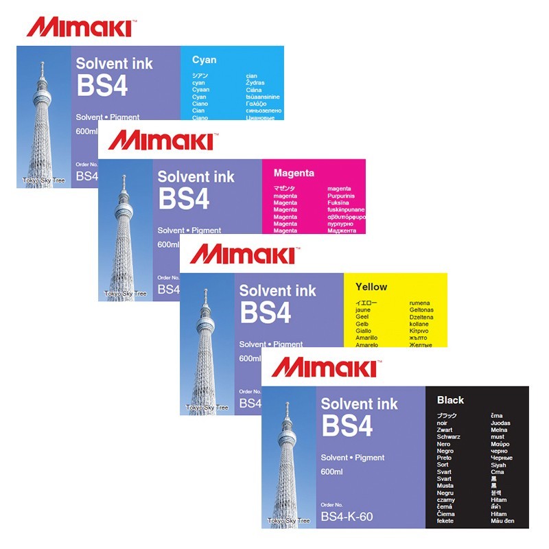 BS4 - Encre solvant Mimaki - Eco pack - 600 ml | Magentiss